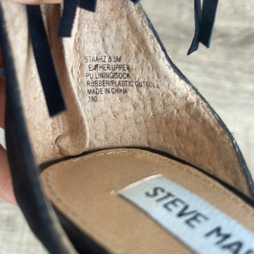Steve Madden Staarz suede fringe strap heels - Picture 6 of 7